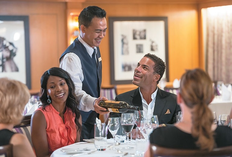 Wine and Fine Dining Aboard the m/s Paul Gauguin