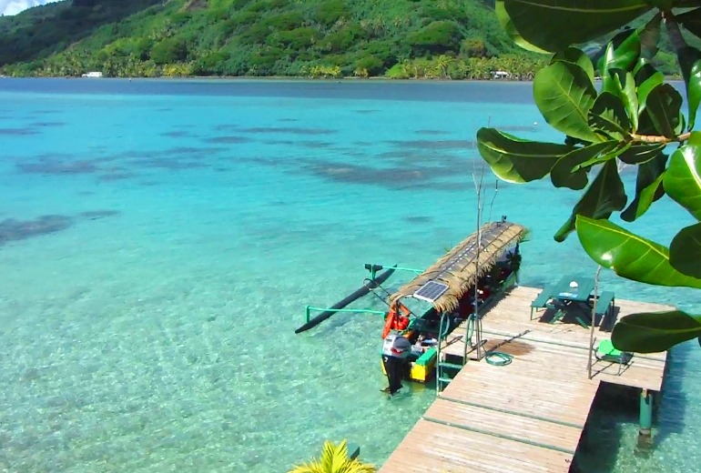Huahine Island Exploration by Pirogue and Safari Truck