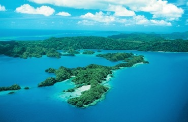 Aerial image of Fiji