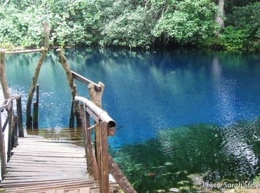 Blue Hole on the Riri river in Vanuatu