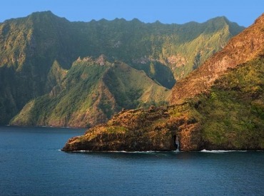 Tour of ancient ruins of Fatu Hiva, Marquesas Islands.