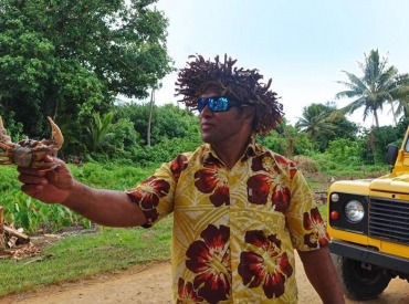 A scenic drive around the island of Aitutaki.