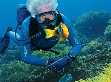 SCUBA diving in Savusavu, Fiji.